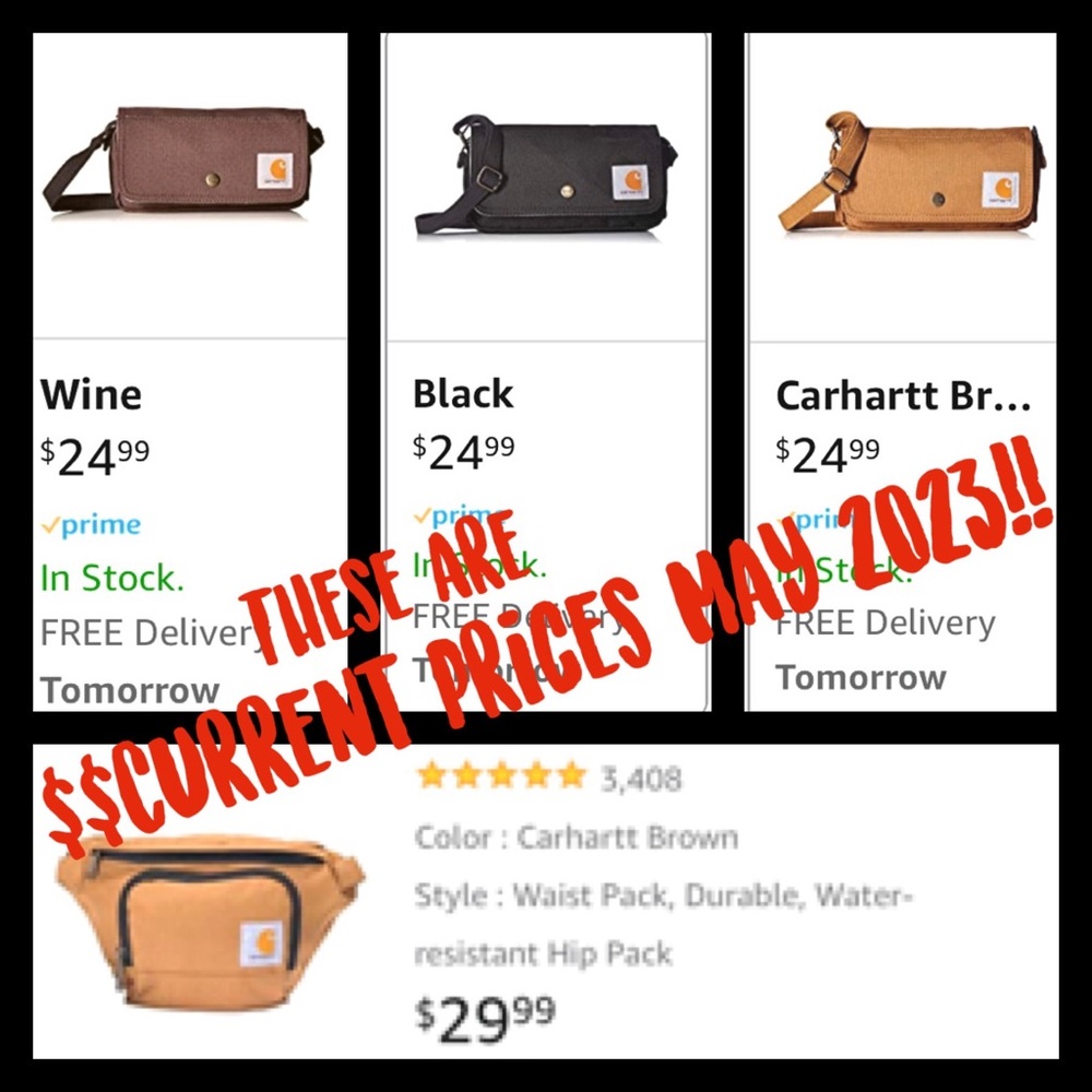 NOT FOR SALE Carhartt Bags Womens & Women/Mens